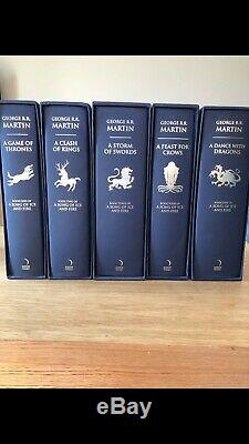 A Song of Ice and Fire Deluxe Edition Slipcase Books SIGNED