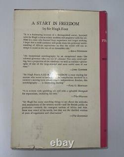 A Start In Freedom Book Signed & Inscribed By Sir Hugh Foot, Baron Caradon