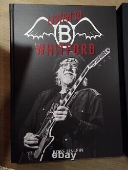 AEROSMITH Brad Whitford SIGNED Slipcase Deluxe Ltd Numbered Rufus Ross Halfin