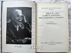 ALBERT EINSTEIN SIGNED BOOK, First Edition (1949), GFA COA & LOA