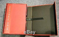 ALEX FERGUSON HAND SIGNED Ltd Edition 1000 Leather Bound Boxed Football Book