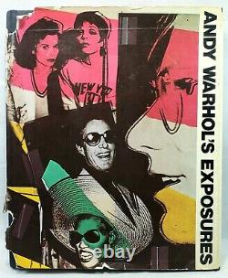 ANDY WARHOL Exposures SIGNED Dust Jacket / 1st Edition Book 1979