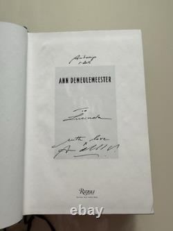 ANN DEMEULEMEESTER Signed Book Collectible Limited Edition Hardback Book