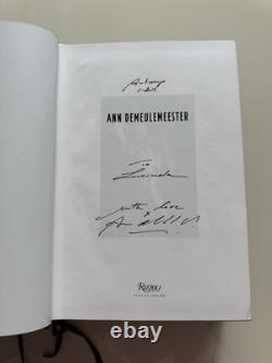ANN DEMEULEMEESTER Signed Book Collectible Limited Edition Hardback Book