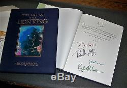 ART OF THE LION KING, Signed 4X, Slipcase + Sericel, Limited Edition, 1994 Disney