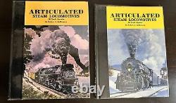 ARTICULATED STEAM LOCOMOTIVES OF NORTH AMERICA RRP £165+ Signed. Vol 1 and 2