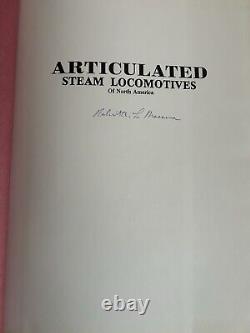 ARTICULATED STEAM LOCOMOTIVES OF NORTH AMERICA RRP £165+ Signed. Vol 1 and 2