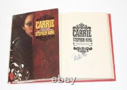 AUTHOR STEPHEN KING SIGNED'CARRIE' HARDCOVER BOOK withCOA BOOK CLUB EDITION PROOF