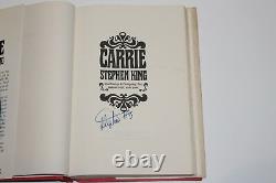 AUTHOR STEPHEN KING SIGNED'CARRIE' HARDCOVER BOOK withCOA BOOK CLUB EDITION PROOF