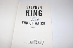 AUTHOR STEPHEN KING SIGNED'END OF WATCH' FIRST 1ST EDITION HARDCOVER BOOK withCOA