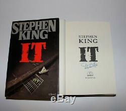 AUTHOR STEPHEN KING SIGNED'IT' 1ST/1ST EDITION PRINTING HARDCOVER HC BOOK withCOA