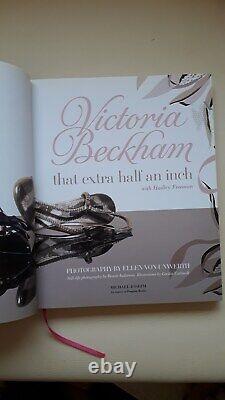 Ab2. SIGNED 1st Edition Victoria Beckham That Extra Half an Inch Spice Girls