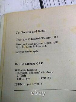 Acid Drops Coronet Books by Kenneth Williams SIGNED Paperback Book 1981 Carry On