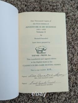 Adventure Is My Business Book Signed Edition W Sleeve Safari Press