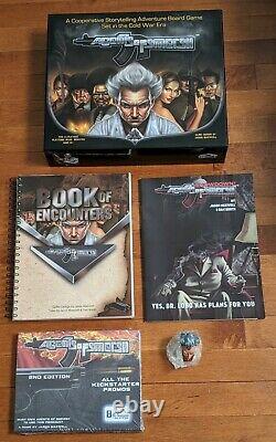 Agents of SMERSH Board Game with Signed Book + 1st Edition Upgrade Pack NEW