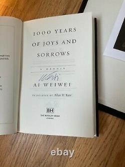 Ai Weiwei 1000 years of joys Ltd Edition print & signed book Hatchards Exclusive
