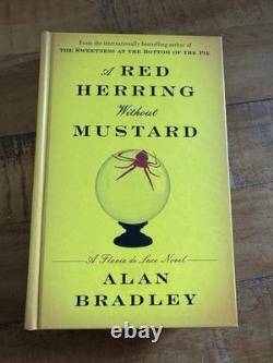 Alan Bradley Flavia De Luce Red Herring Without Mustard Signed 1st Edtn Book