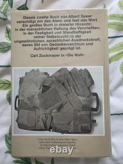 Albert Speer Signed Book Spandau Diaries German Edition