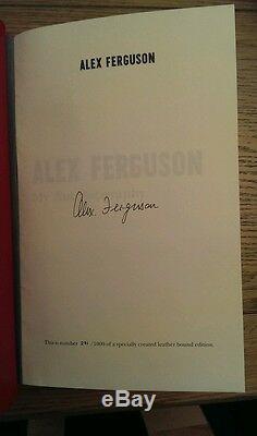Alex Ferguson My Autobiography Special SIGNED LIMITED LEATHER EDITION Book