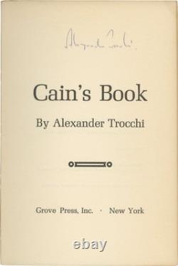 Alexander Trocchi CAIN'S BOOK Signed First Edition 1960 #165798