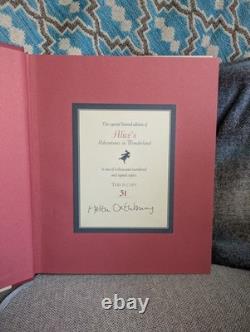 Alice in Wonderland and Looking Glass ltd ed signed Helen Oxenbury Lewis Carroll
