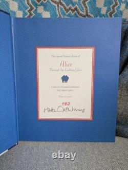 Alice in Wonderland and Looking Glass ltd ed signed Helen Oxenbury Lewis Carroll