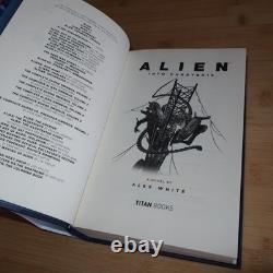 Alien Into Charybdis Signed Book Alex White First Edition Hardback Xenomorph