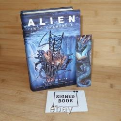 Alien Into Charybdis Signed Book Alex White First Edition Hardback Xenomorph