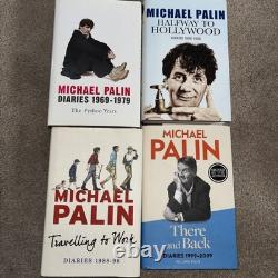 All signed MICHAEL PALIN diaries ALL 4 books HB first editions first prints