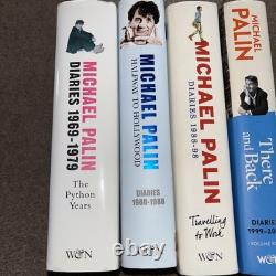 All signed MICHAEL PALIN diaries ALL 4 books HB first editions first prints