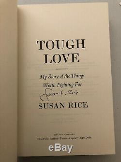 Ambassador Susan Rice SIGNED Tough Love Hardback Book AUTOGRAPH Edition
