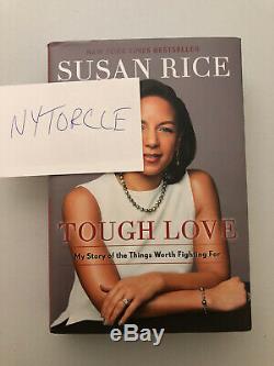 Ambassador Susan Rice SIGNED Tough Love Hardback Book AUTOGRAPH Edition