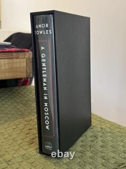 Amor Towles A Gentleman In Moscow Signed & Slipcase US 1st Edition Book