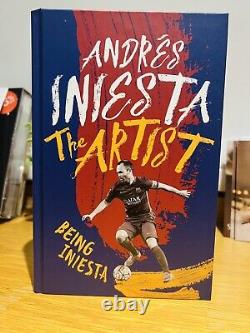 Andres INIESTA The Artist Being Iniesta Signed Edition Book Autograph Barcelona