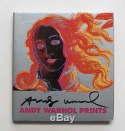 Andy Warhol Signed Prints Book 1985 First Edition
