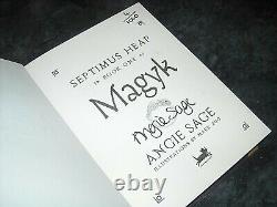 Angie Sage. Magyk Book One. Signed Limited Edition. Number 4/1000