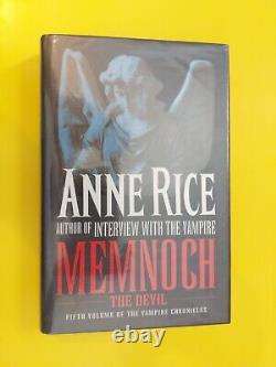 Anne Rice MEMNOCH THE DEVIL Signed Uk 1st edition. Interview with a Vampire