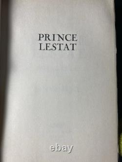 Anne Rice SIGNED 1st Ed. HC/DJ Prince Lestat