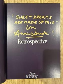 Annie Lennox Signed Retrospective Book. Eurythmics Autograph. Sweet Dreams