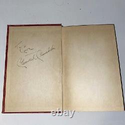 Antique Clarence Chamberlin Record Flight Book Signed Limited Edition 1928 RARE