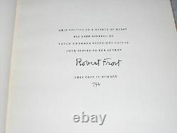 Antique Poetry Book Robert Frost A Masque of Mercy Signed Limited Edition 1947