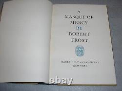 Antique Poetry Book Robert Frost A Masque of Mercy Signed Limited Edition 1947