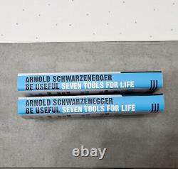 Arnold Schwarzenegger Be Useful Seven Tools Of Life Books SIGNED x2