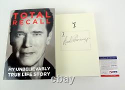 Arnold Schwarzenegger Signed Autograph Total Recall 1st Edition Book PSA/DNA COA