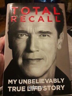 Arnold Schwarzenegger Signed Book Total Recall 1st Edition Hardcover JSA COA
