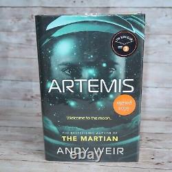 Artemis Andy Wier (The Martian) Signed Book Limited Edition Del Rey 707/2000