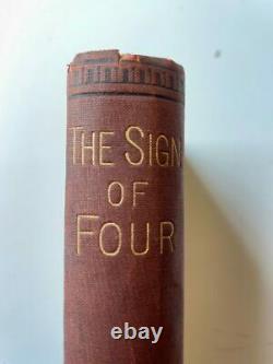 Arthur Conan Doyle The Sign of Four The true first issue 1st Book Edition