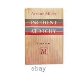 Arthur Miller Play INCIDENT AT VICHY 1965 1st Edition Book signed WWII France