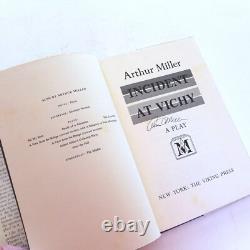 Arthur Miller Play INCIDENT AT VICHY 1965 1st Edition Book signed WWII France
