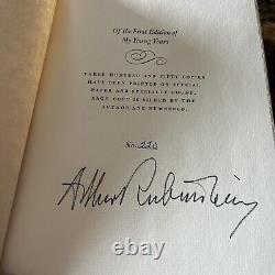 Arthur Rubinstein Signed My Young Years 1st Edition Hardcover Book JSA Authentic